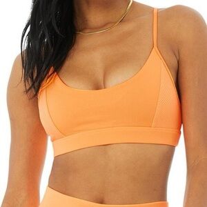 ALO Yoga Vibrant Orange Sports Bra